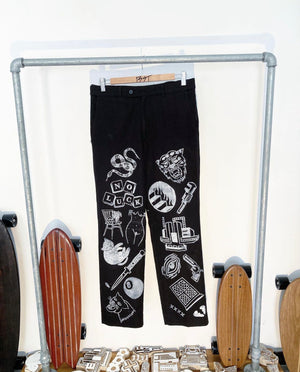 Twin Towns Snake, 8 Ball, Wrench Panther black pant Size 31