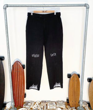 Twin Towns left right Flame cuff black pant Size 31